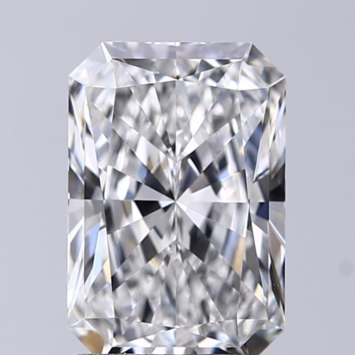 Lab-Grown 2.07 Carat Radiant Cut Diamond color E Clarity VVS2 With GIA Certificate, precious stones, engagement diamonds