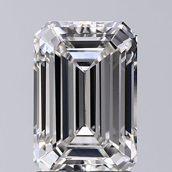 Lab-Grown 1.58 Carat Emerald Cut Diamond color G Clarity VS1, precious stones, engagement diamonds