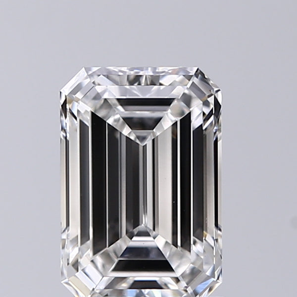 Lab-Grown 1.48 Carat Emerald Cut Diamond color E Clarity VS1 With GIA Certificate, precious stones, engagement diamonds
