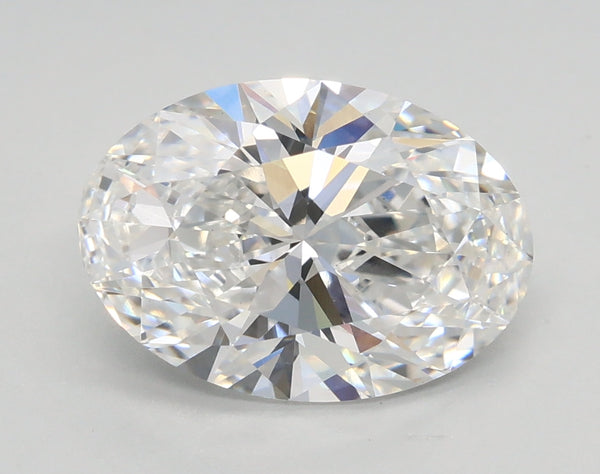 Lab-Grown 2.53 Carat Oval Shape Diamond color G Clarity VS2 With GIA Certificate, precious stones, engagement diamonds