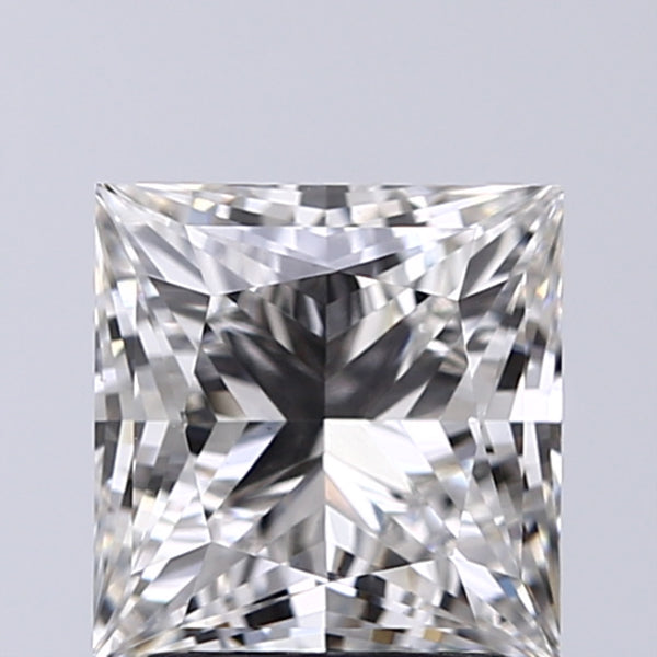 Lab-Grown 2.02 Carat Princess Cut Diamond color G Clarity VS1, precious stones, engagement diamonds