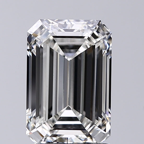 Lab-Grown 2.01 Carat Emerald Cut Diamond color G Clarity VS1, precious stones, engagement diamonds