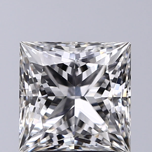 Lab-Grown 2.04 Carat Princess Cut Diamond color G Clarity VS1, precious stones, engagement diamonds