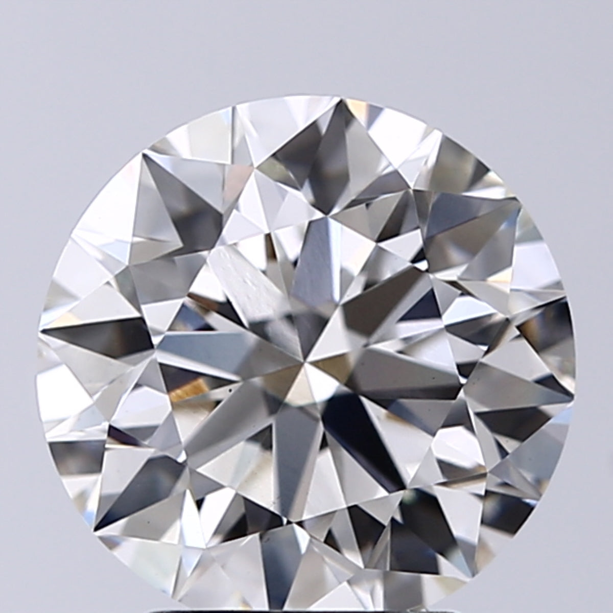 Lab-Grown 2.76 Carat Round Brilliant Diamond color G Clarity VS1, precious stones, engagement diamonds