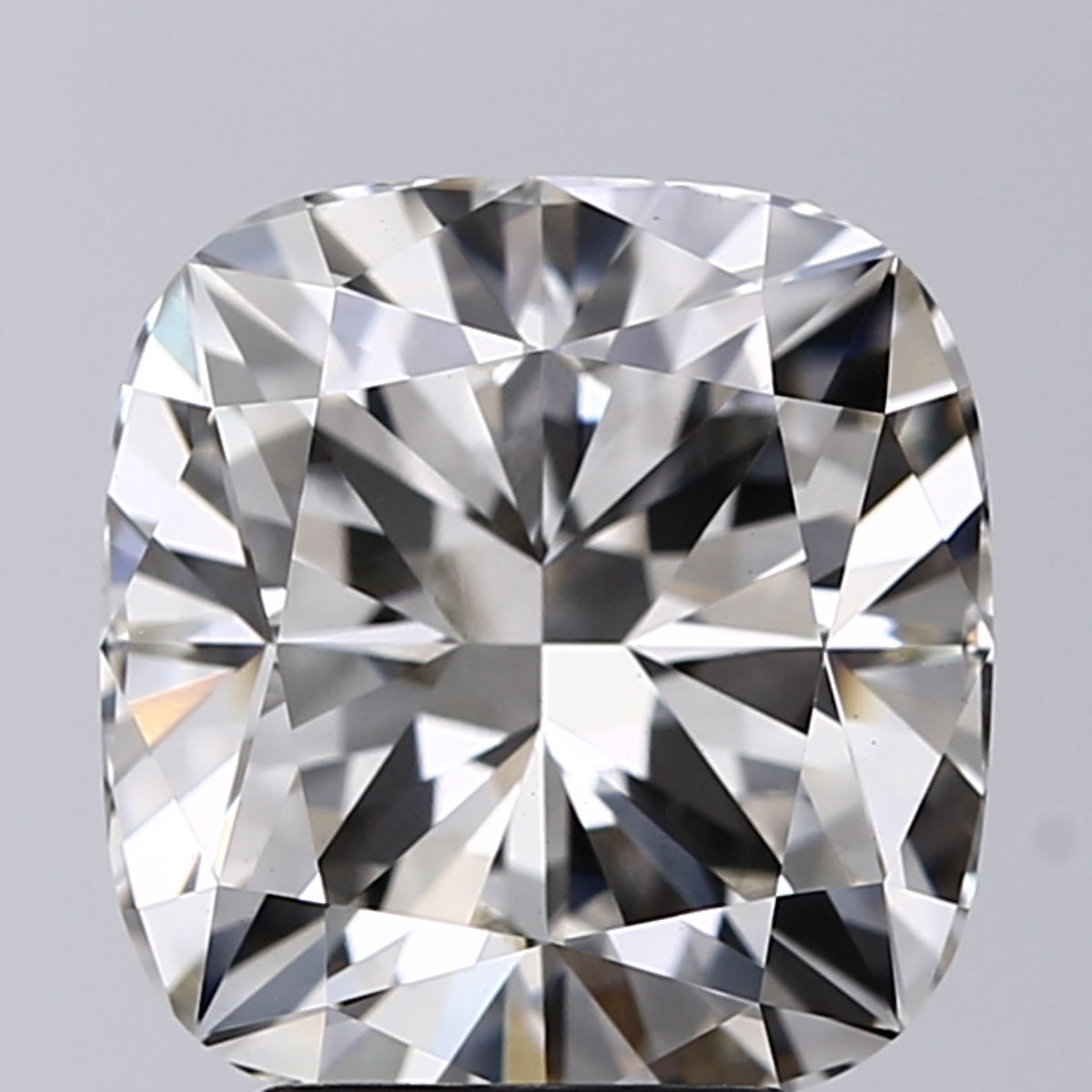 Lab-Grown 3.78 Carat Cushion Modified Brilliant Cut Diamond color H Clarity VS1, precious stones, engagement diamonds