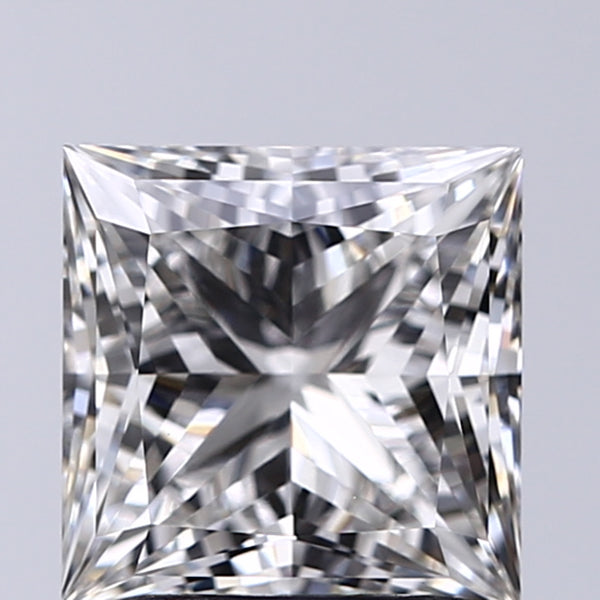 Lab-Grown 2.05 Carat Princess Cut Diamond color G Clarity VS1, precious stones, engagement diamonds