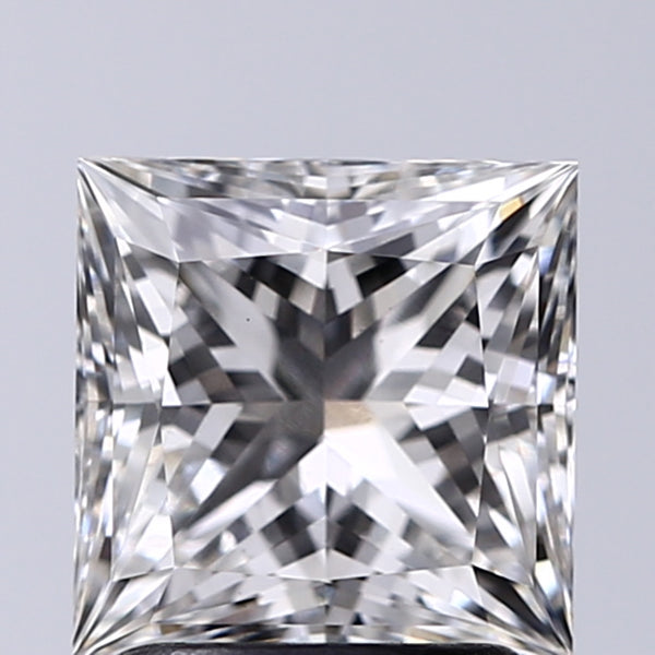 Lab-Grown 2.08 Carat Princess Cut Diamond color G Clarity VS1, precious stones, engagement diamonds