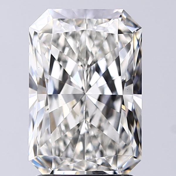 Lab-Grown 2.13 Carat Radiant Cut Diamond color G Clarity VS1, precious stones, engagement diamonds