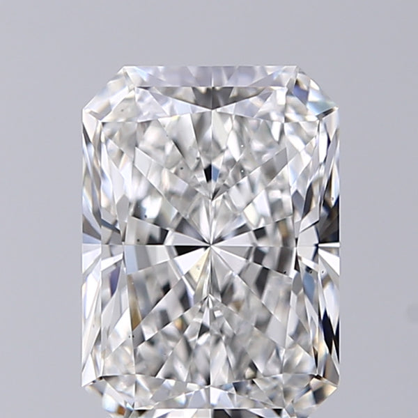 Lab-Grown 2.02 Carat Radiant Cut Diamond color F Clarity VS1 With GIA Certificate, precious stones, engagement diamonds