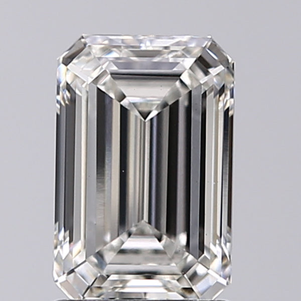 Lab-Grown 1.51 Carat Emerald Cut Diamond color G Clarity VS1, precious stones, engagement diamonds