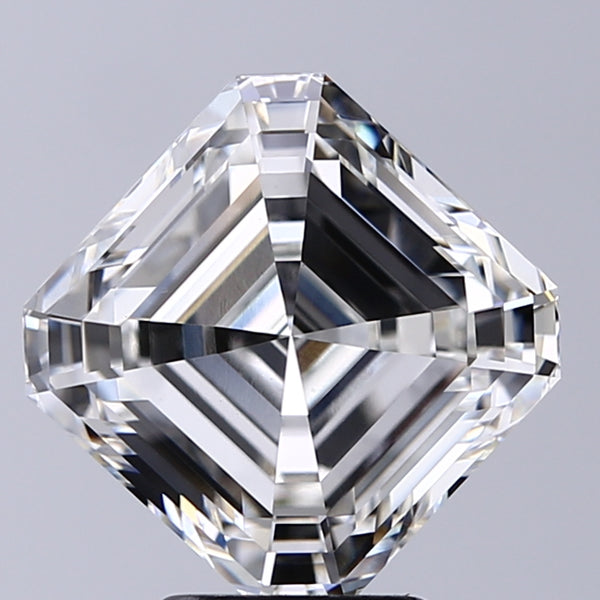 Lab-Grown 4.82 Carat Asscher Cut Diamond color G Clarity VS1, precious stones, engagement diamonds
