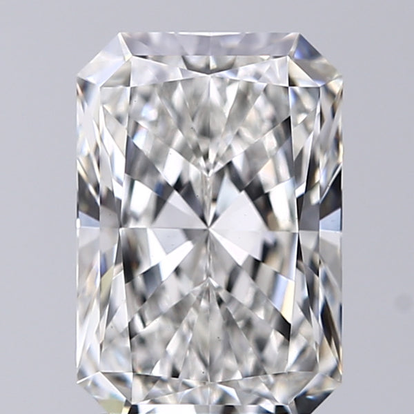 Lab-Grown 2.07 Carat Radiant Cut Diamond color F Clarity VS1, precious stones, engagement diamonds