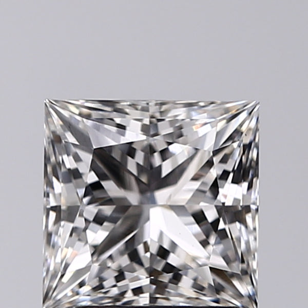 Lab-Grown 1.65 Carat Princess Cut Diamond color F Clarity VS1, precious stones, engagement diamonds