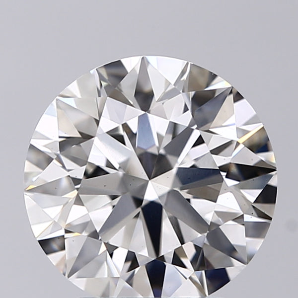 Lab-Grown 2.68 Carat Round Brilliant Diamond color G Clarity VS1, precious stones, engagement diamonds