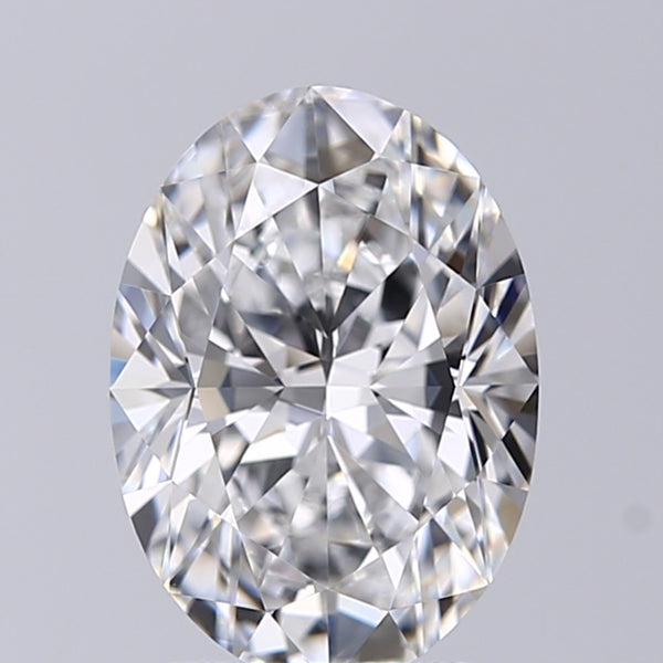 Lab-Grown 2.03 Carat Oval Shape Diamond color D Clarity IF, precious stones, engagement diamonds