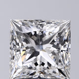 Lab-Grown 2.12 Carat Princess Cut Diamond color E Clarity VS1, precious stones, engagement diamonds