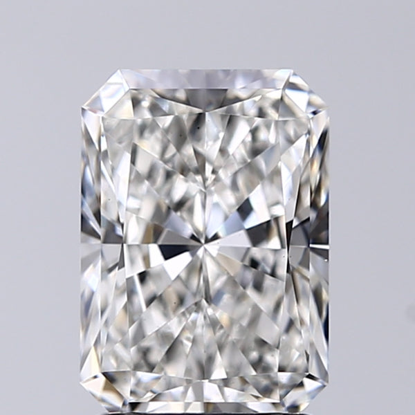 Lab-Grown 2.02 Carat Radiant Cut Diamond color F Clarity VS1, precious stones, engagement diamonds