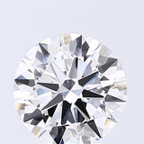 Lab-Grown 2.51 Carat Round Brilliant Diamond color D Clarity IF, precious stones, engagement diamonds