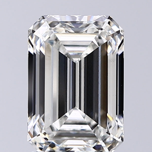 Lab-Grown 2.02 Carat Emerald Cut Diamond color G Clarity VS1, precious stones, engagement diamonds