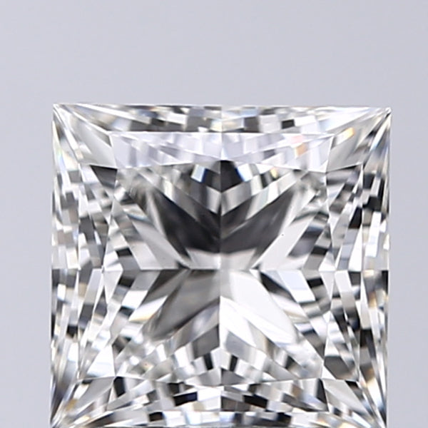 Lab-Grown 2.01 Carat Princess Cut Diamond color G Clarity VS1, precious stones, engagement diamonds