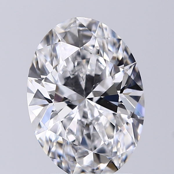 Lab-Grown 2.05 Carat Oval Shape Diamond color D Clarity IF, precious stones, engagement diamonds