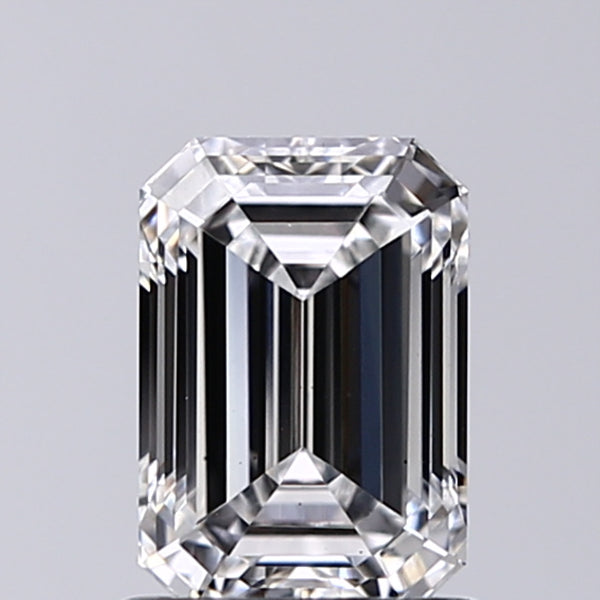 Lab-Grown 1.04 Carat Emerald Cut Diamond color E Clarity VS2, precious stones, engagement diamonds