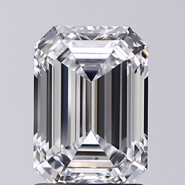 Lab-Grown 1.51 Carat Emerald Cut Diamond color E Clarity VVS2, precious stones, engagement diamonds