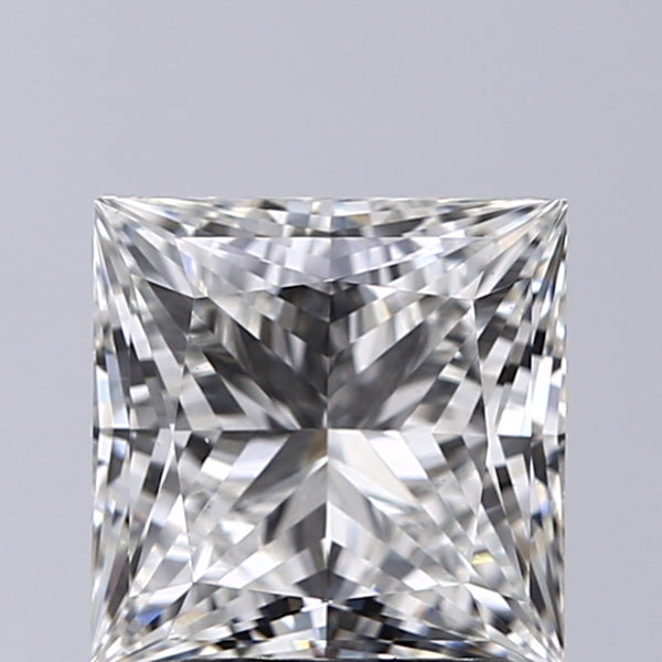 Lab-Grown 2.05 Carat Princess Cut Diamond color G Clarity VS1, precious stones, engagement diamonds