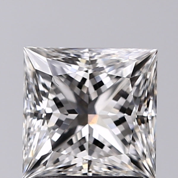 Lab-Grown 1.55 Carat Princess Cut Diamond color G Clarity VVS2, precious stones, engagement diamonds