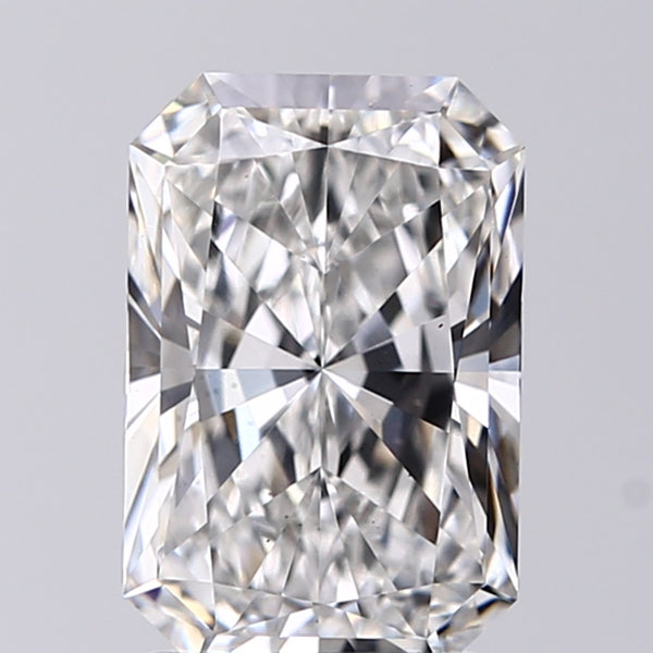 Lab-Grown 2.03 Carat Radiant Cut Diamond color G Clarity VS2, precious stones, engagement diamonds