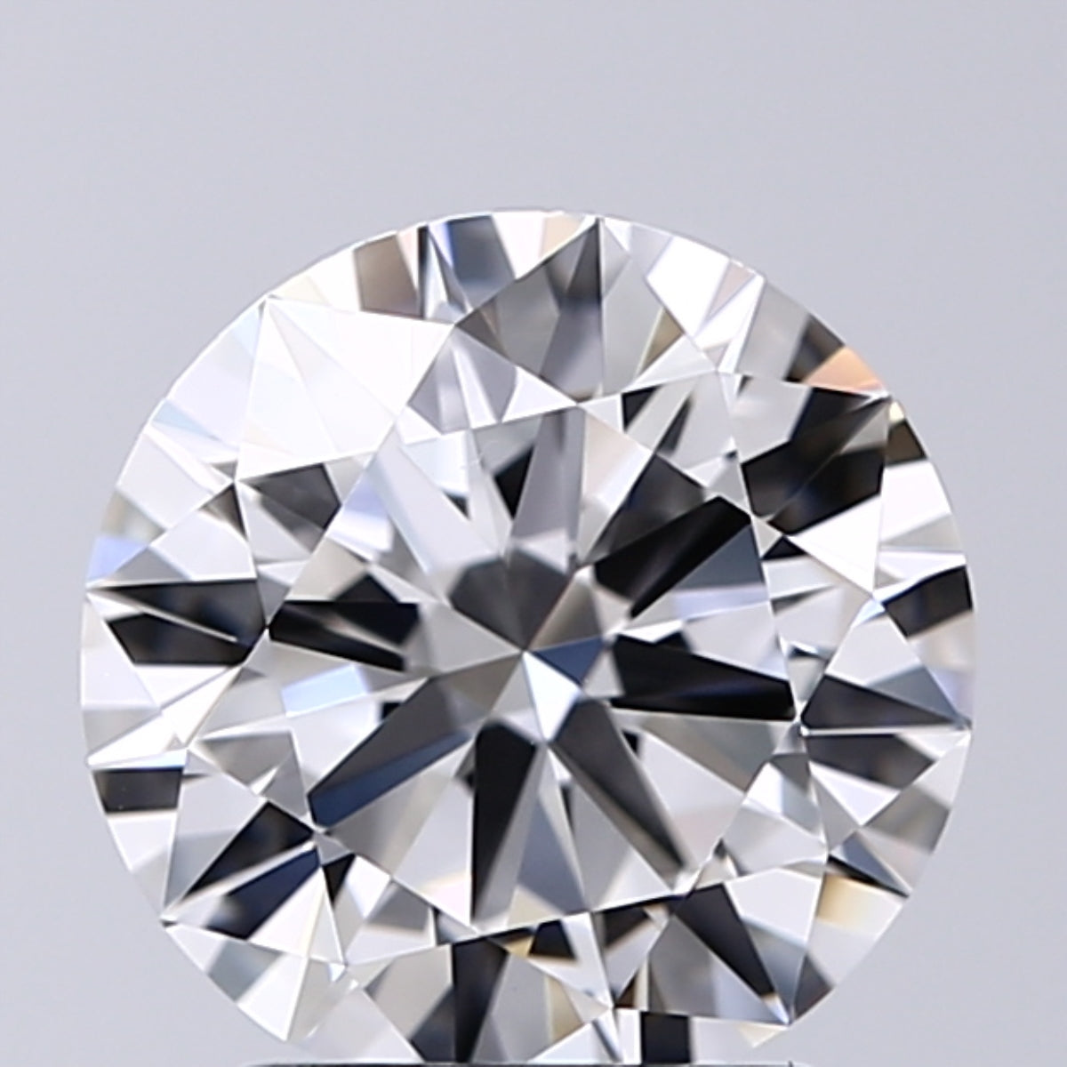 Lab-Grown 2.02 Carat Round Brilliant Diamond color D Clarity VVS1, precious stones, engagement diamonds
