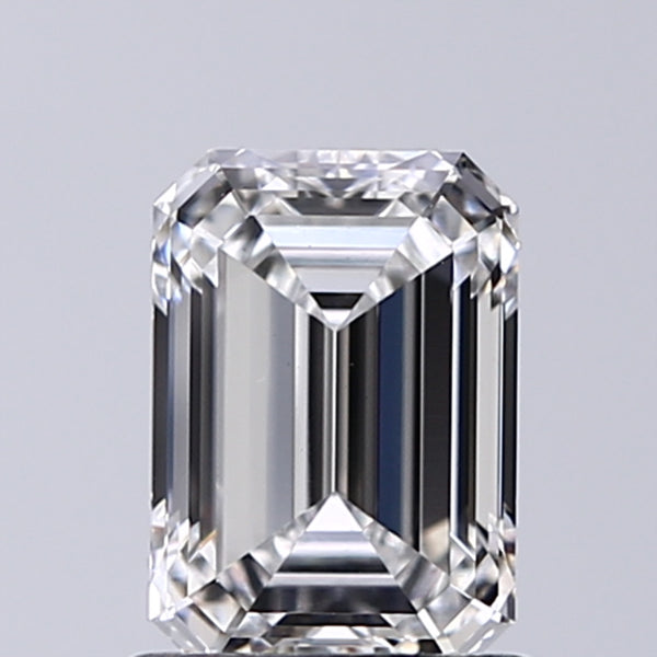 Lab-Grown 1.02 Carat Emerald Cut Diamond color E Clarity VS1, precious stones, engagement diamonds