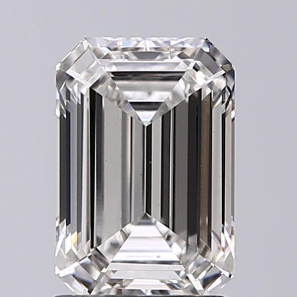 Lab-Grown 1.51 Carat Emerald Cut Diamond color G Clarity VS1, precious stones, engagement diamonds