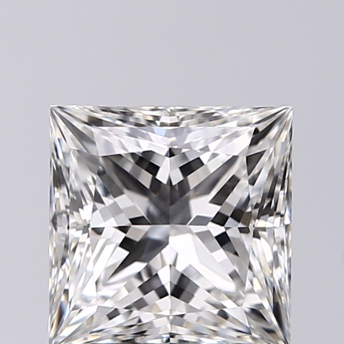 Lab-Grown 2.03 Carat Princess Cut Diamond color G Clarity VS1, precious stones, engagement diamonds