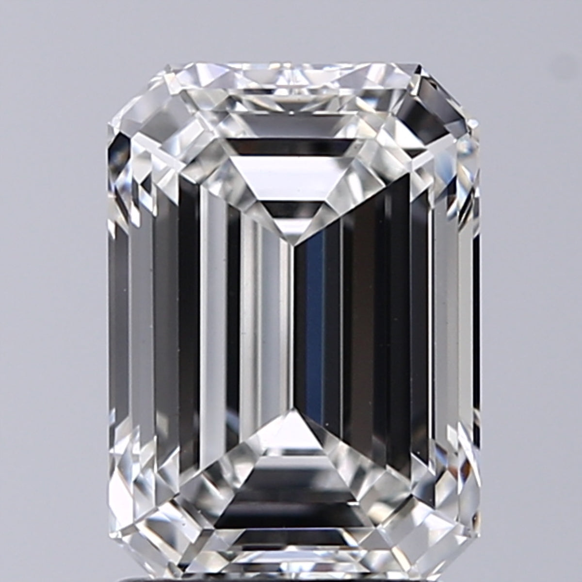 Lab-Grown 2.12 Carat Emerald Cut Diamond color F Clarity VS1, precious stones, engagement diamonds