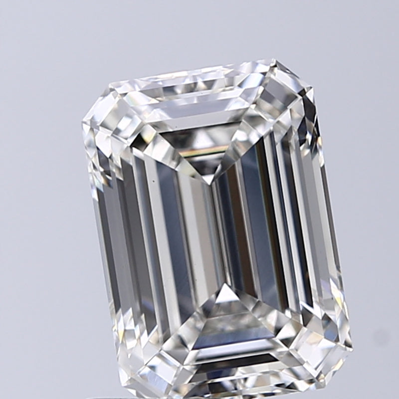 Lab-Grown 3.73 Carat Emerald Cut Diamond color G Clarity VS1, precious stones, engagement diamonds