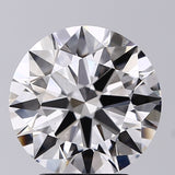 Lab-Grown 2.80 Carat Round Brilliant Diamond color F Clarity VS2, precious stones, engagement diamonds