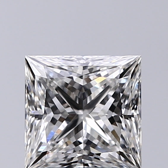 Lab-Grown 1.01 Carat Princess Cut Diamond color E Clarity VS1, precious stones, engagement diamonds