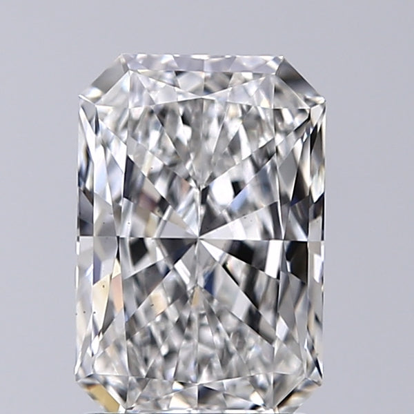 Lab-Grown 1.51 Carat Radiant Cut Diamond color F Clarity VS2, precious stones, engagement diamonds
