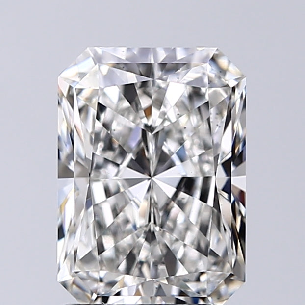 Lab-Grown 2.02 Carat Radiant Cut Diamond color G Clarity VS2, precious stones, engagement diamonds