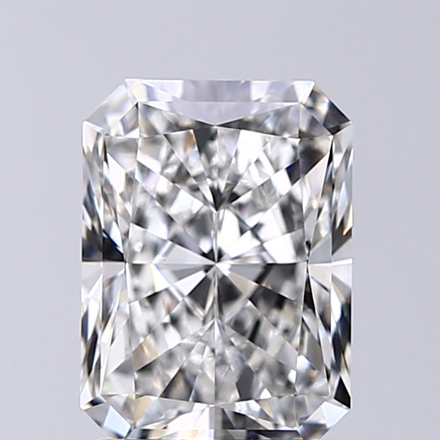 Lab-Grown 2.01 Carat Radiant Cut Diamond color F Clarity VS1, precious stones, engagement diamonds