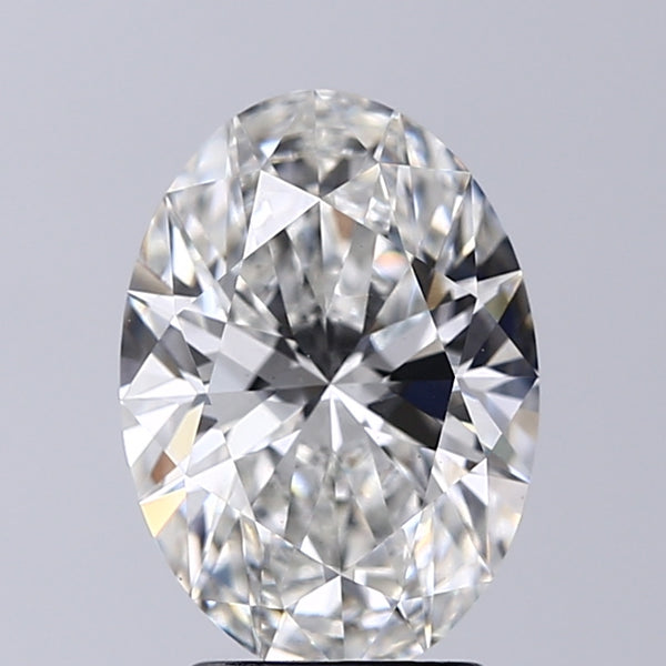 Lab-Grown 2.53 Carat Oval Shape Diamond color G Clarity VS1 With GIA Certificate, precious stones, engagement diamonds