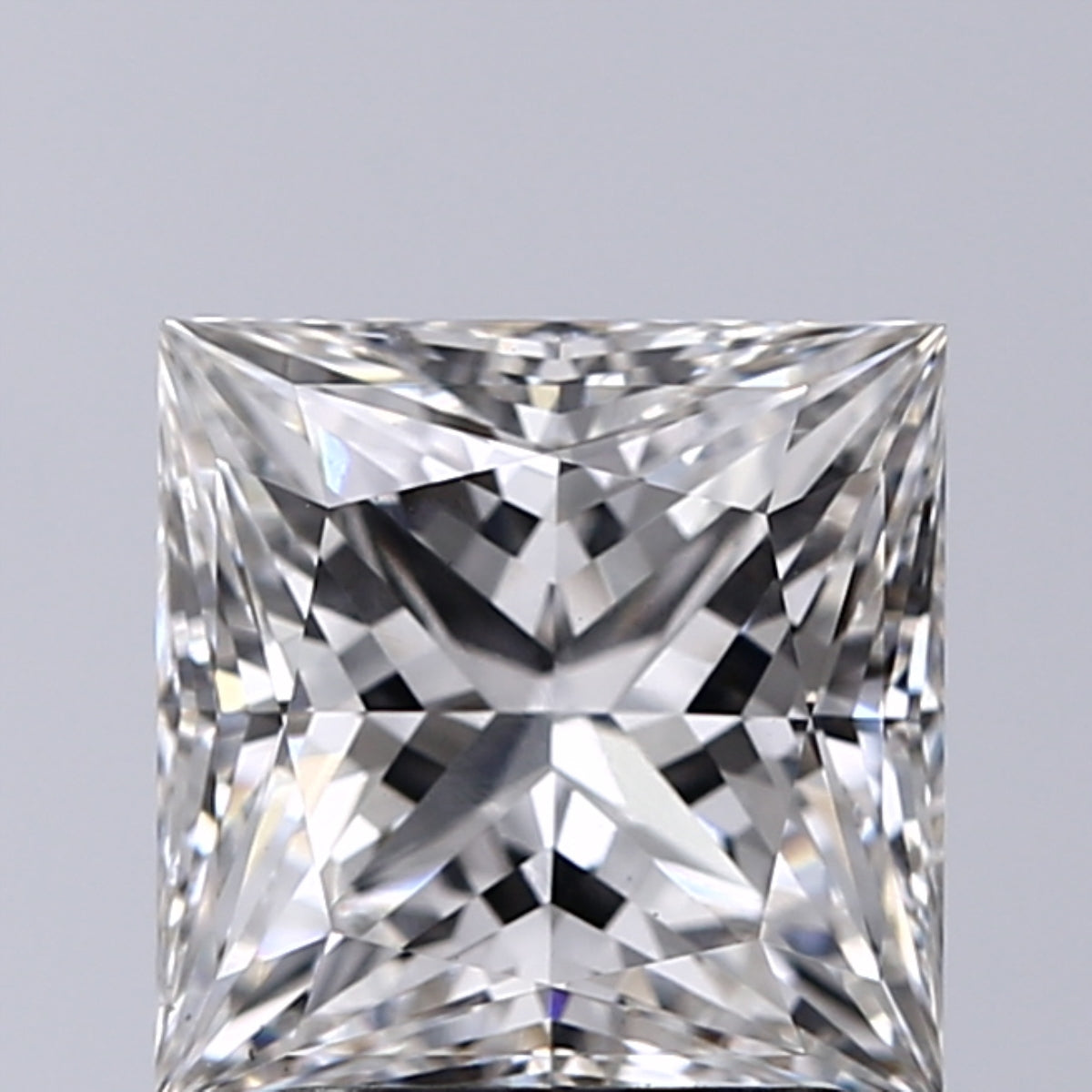 Lab-Grown 2.04 Carat Princess Cut Diamond color G Clarity VS1, precious stones, engagement diamonds