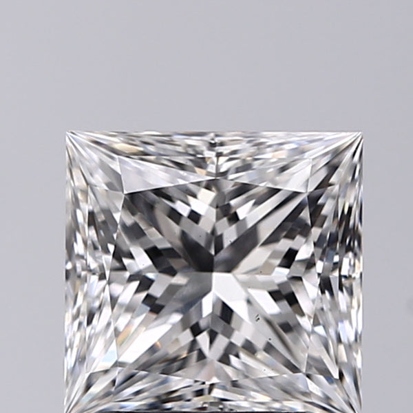 Lab-Grown 2.00 Carat Princess Cut Diamond color F Clarity VS1, precious stones, engagement diamonds