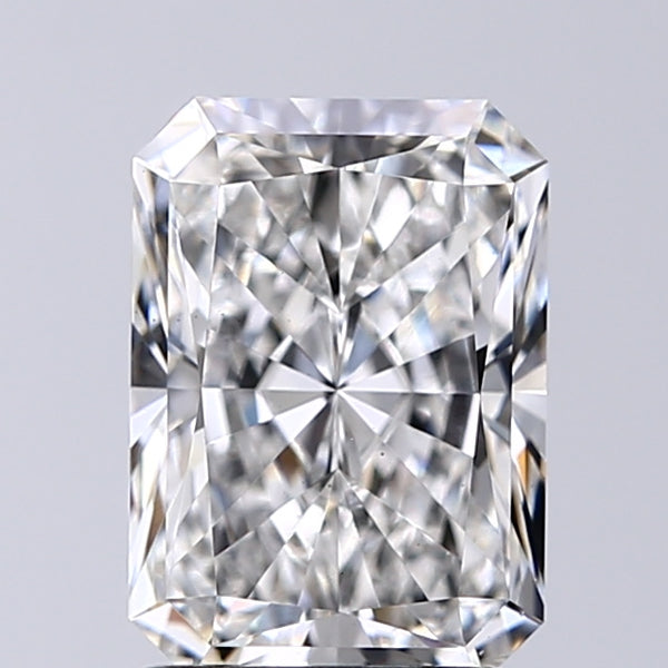 Lab-Grown 2.01 Carat Radiant Cut Diamond color F Clarity VS1, precious stones, engagement diamonds