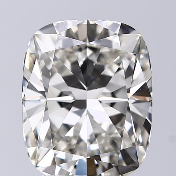 Lab-Grown 3.52 Carat Cushion Modified Brilliant Cut Diamond color H Clarity VS1, precious stones, engagement diamonds