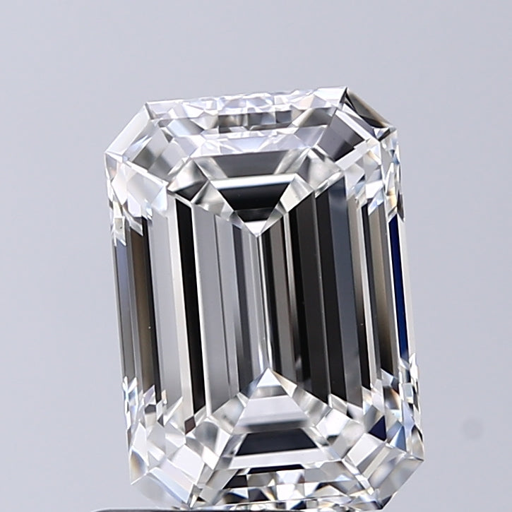 Lab-Grown 3.50 Carat Emerald Cut Diamond color F Clarity VS1, precious stones, engagement diamonds