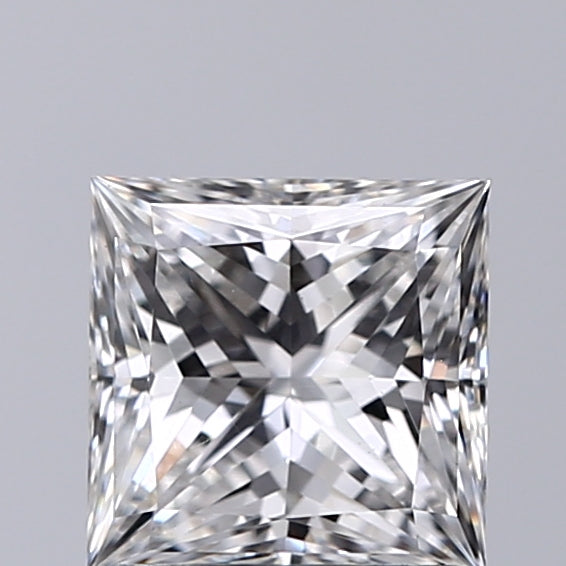 Lab-Grown 1.06 Carat Princess Cut Diamond color F Clarity VS1, precious stones, engagement diamonds