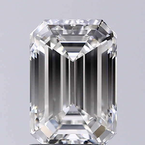 Lab-Grown 2.10 Carat Emerald Cut Diamond color G Clarity VVS2, precious stones, engagement diamonds