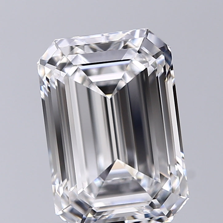 Lab-Grown 2.73 Carat Emerald Cut Diamond color E Clarity IF With GIA Certificate, precious stones, engagement diamonds